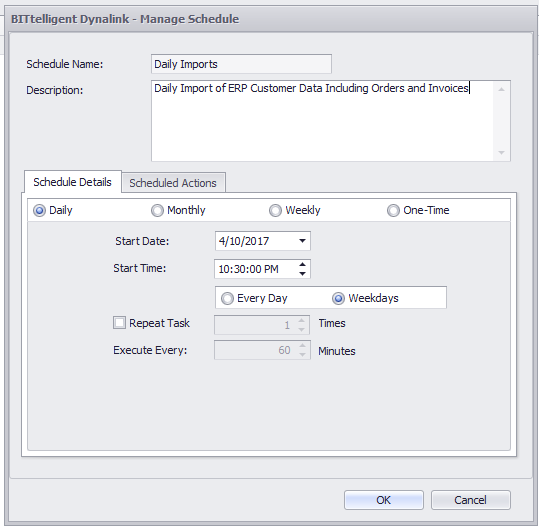 Dynalink Schedule Manager
